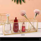 Multi-Cell Makeup Brush Bucket Cosmetic Desktop Storage Box Exquisite And High-End