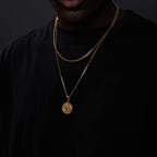 Vnox Layered Necklaces for Men Pi-Mart