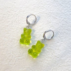 Cute Acrylic Gummy Bear Dangle Earrings Pi-Mart