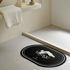 Non-slip Absorbent Foot Pad Toilet Diatom Mud Floor Mat Upholstery Pi-Mart