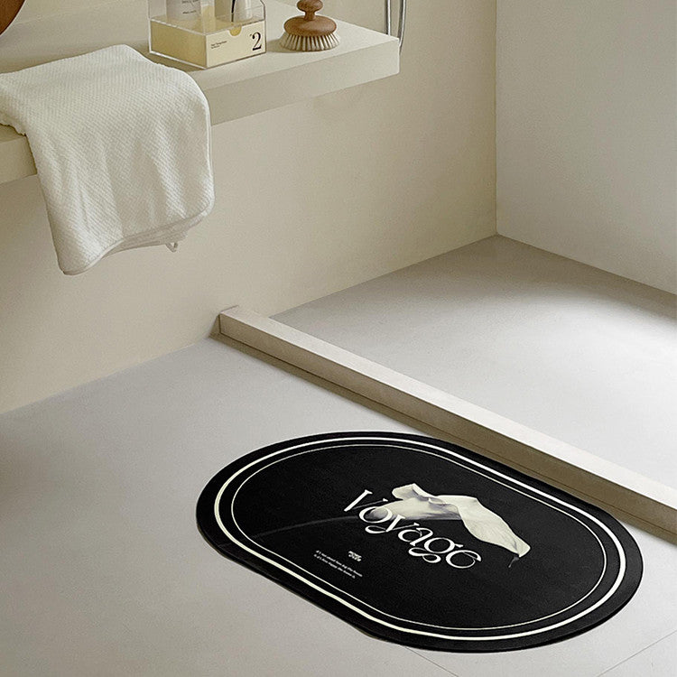 Non-slip Absorbent Foot Pad Toilet Diatom Mud Floor Mat Upholstery Pi-Mart