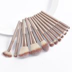 Set Of 12 Portable Makeup Brushes Pi-Mart