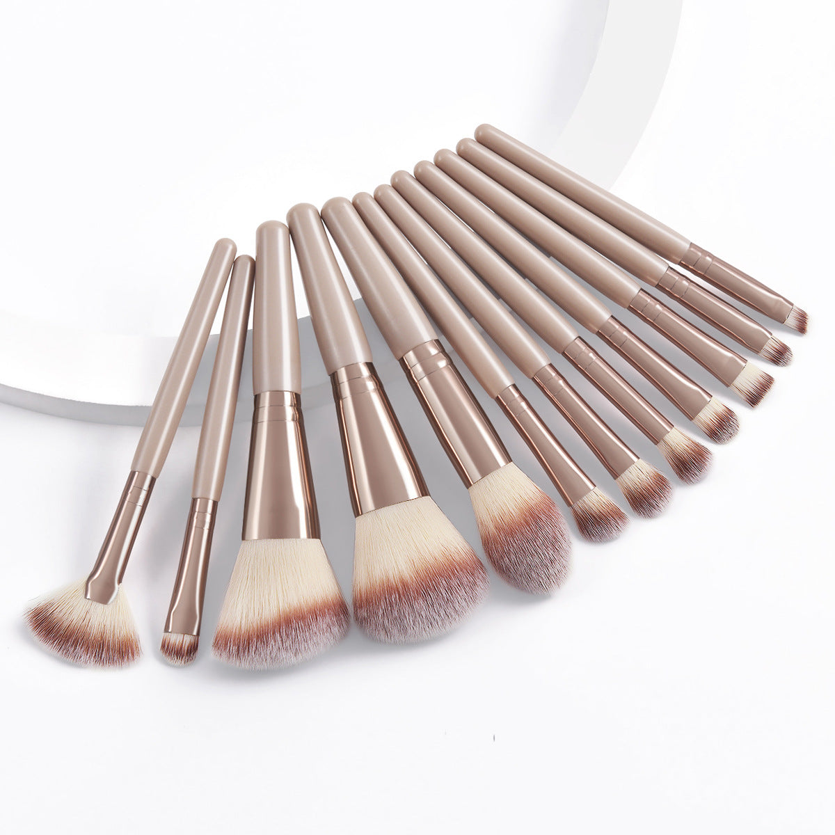 Set Of 12 Portable Makeup Brushes Pi-Mart