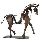 Statue Adonis Courtyard Metal Horse Lootquake LLC