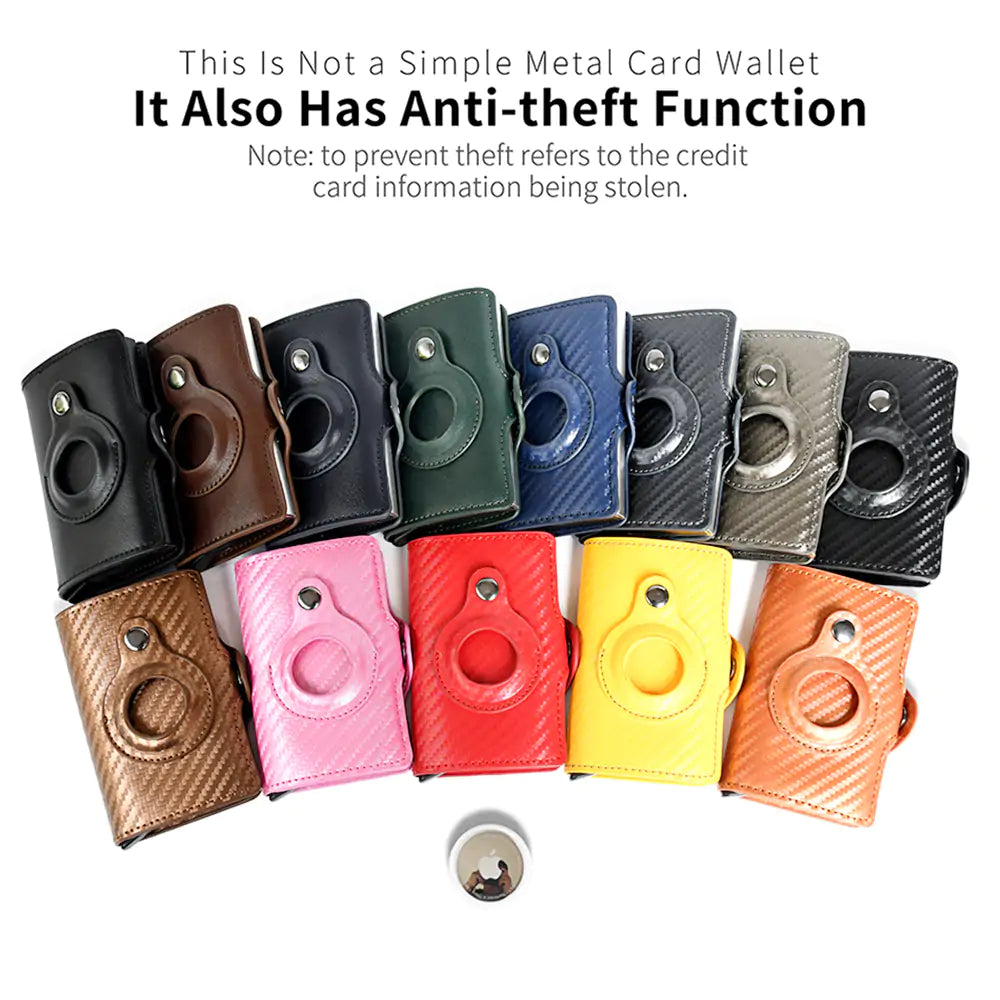Airtag Money Bag Leather Pi-Mart