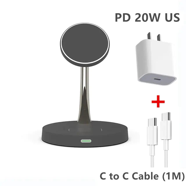 iPhone Magnetic Wireless Charger Station Dock Pi-Mart