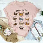 Bible Verses Butterflies Tee Peachy Sunday