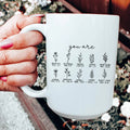Bible Verses Ceramic Mug 15 oz Peachy Sunday