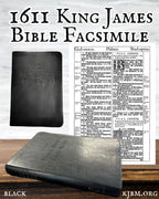 1611 King James Bible - Black KingdomWear