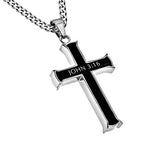 Black Iron Cross Necklace KingdomWear