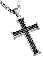 Black Iron Cross Necklace KingdomWear