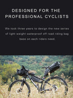 Bicycle Bag Waterproof Big Capacity Handlebar Bag 2 Piece Front Tube Cycling Bag  Bike Accessories Bike Bag Waterproof Bike Handlebar Bag Bicycle For Sport Bicycle Cycling Accessories
