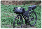Bicycle Bag Waterproof Big Capacity Handlebar Bag 2 Piece Front Tube Cycling Bag  Bike Accessories Bike Bag Waterproof Bike Handlebar Bag Bicycle For Sport Bicycle Cycling Accessories
