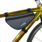 Bicycle Bag Waterproof Bike Triangle Bag Storage Mobile Phone Cycling Bag Bike Tube Pouch Holder Accessories Bike Frame Storage Bag Water Resistant Cycling Handlebar Top Tube Bag Under Seat Pouch Strap-On Adjustable Install Position Stevvex