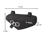Bicycle Bag Waterproof Bike Triangle Bag Storage Mobile Phone Cycling Bag Bike Tube Pouch Holder Accessories Bike Frame Storage Bag Water Resistant Cycling Handlebar Top Tube Bag Under Seat Pouch Strap-On Adjustable Install Position Stevvex