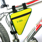 Bicycle Bag Waterproof Bike Triangle Bag Storage Mobile Phone Cycling Bag Bike Tube Pouch Holder Accessories Bike Frame Storage Bag Water Resistant Cycling Handlebar Top Tube Bag Under Seat Pouch Strap-On Adjustable Install Position Stevvex