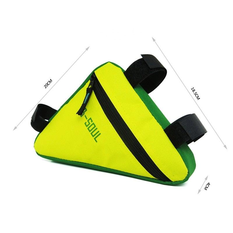 Bicycle Bag Waterproof Bike Triangle Bag Storage Mobile Phone Cycling Bag Bike Tube Pouch Holder Accessories Bike Frame Storage Bag Water Resistant Cycling Handlebar Top Tube Bag Under Seat Pouch Strap-On Adjustable Install Position Stevvex