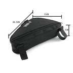 Bicycle Bag Waterproof Bike Triangle Bag Storage Mobile Phone Cycling Bag Bike Tube Pouch Holder Accessories Bike Frame Storage Bag Water Resistant Cycling Handlebar Top Tube Bag Under Seat Pouch Strap-On Adjustable Install Position Stevvex