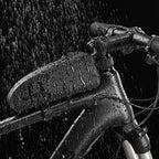Bicycle Bag Waterproof Cycling Top Front Tube Frame Bag Large Capacity Road Bicycle Black Bike Accessories Top Tube Bike Bag Waterproof Bike Front Frame Bike Bag Bicycle Top Tube Bag Cycling Accessories