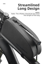 Bicycle Bag Waterproof Cycling Top Front Tube Frame Bag Large Capacity Road Bicycle Black Bike Accessories Top Tube Bike Bag Waterproof Bike Front Frame Bike Bag Bicycle Top Tube Bag Cycling Accessories