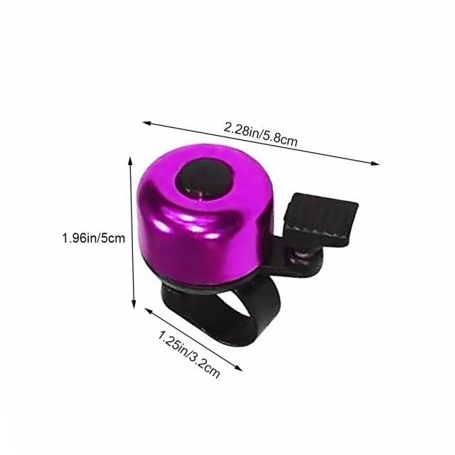 Bicycle Bell Alloy Mountain Road Bike Horn Sound Alarm For Safety Cycling Handlebar Metal Ring Bicycle Call Bike Accessories Aluminum Bicycle Bell Loud Crisp Clear Bike Bell Road Mountain Bike Ring Bell  For Adults Kids Boys Girls Stevvex