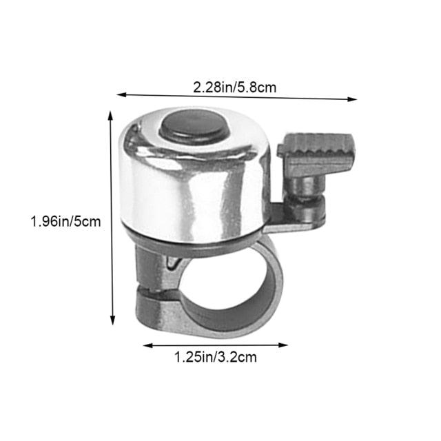 Bicycle Bell Alloy Mountain Road Bike Horn Sound Alarm For Safety Cycling Handlebar Metal Ring Bicycle Call Bike Accessories Aluminum Bicycle Bell Loud Crisp Clear Bike Bell Road Mountain Bike Ring Bell  For Adults Kids Boys Girls Stevvex