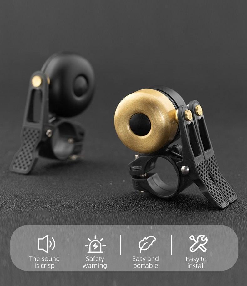 Bicycle Bell Ordinary Classical Handlebar Bell Ring Cycling Bike Bike Bell Sound Road Bike Horn Bicycle Accessories All Metal Body Loud Decent Tone Bicycle Ring Bell For Adults And Kids Stevvex