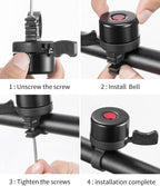 Bicycle Bell Ordinary Classical Handlebar Bell Ring Cycling Bike Bike Bell Sound Road Bike Horn Bicycle Accessories All Metal Body Loud Decent Tone Bicycle Ring Bell For Adults And Kids Stevvex