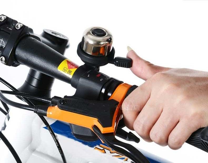 Bicycle Bell Ordinary Classical Handlebar Bell Ring Cycling Bike Bike Bell Sound Road Bike Horn Bicycle Accessories All Metal Body Loud Decent Tone Bicycle Ring Bell For Adults And Kids Stevvex