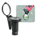 Bicycle Drop Bar Rear View Convex Mirror Handlebar Universal Left Right Mount Acrylic Convex Back Sight Reflector Fashionable Design Bar End Folding Minimalist Mirror Foldable Convex Rear View Safe And Stylish Bike Riding