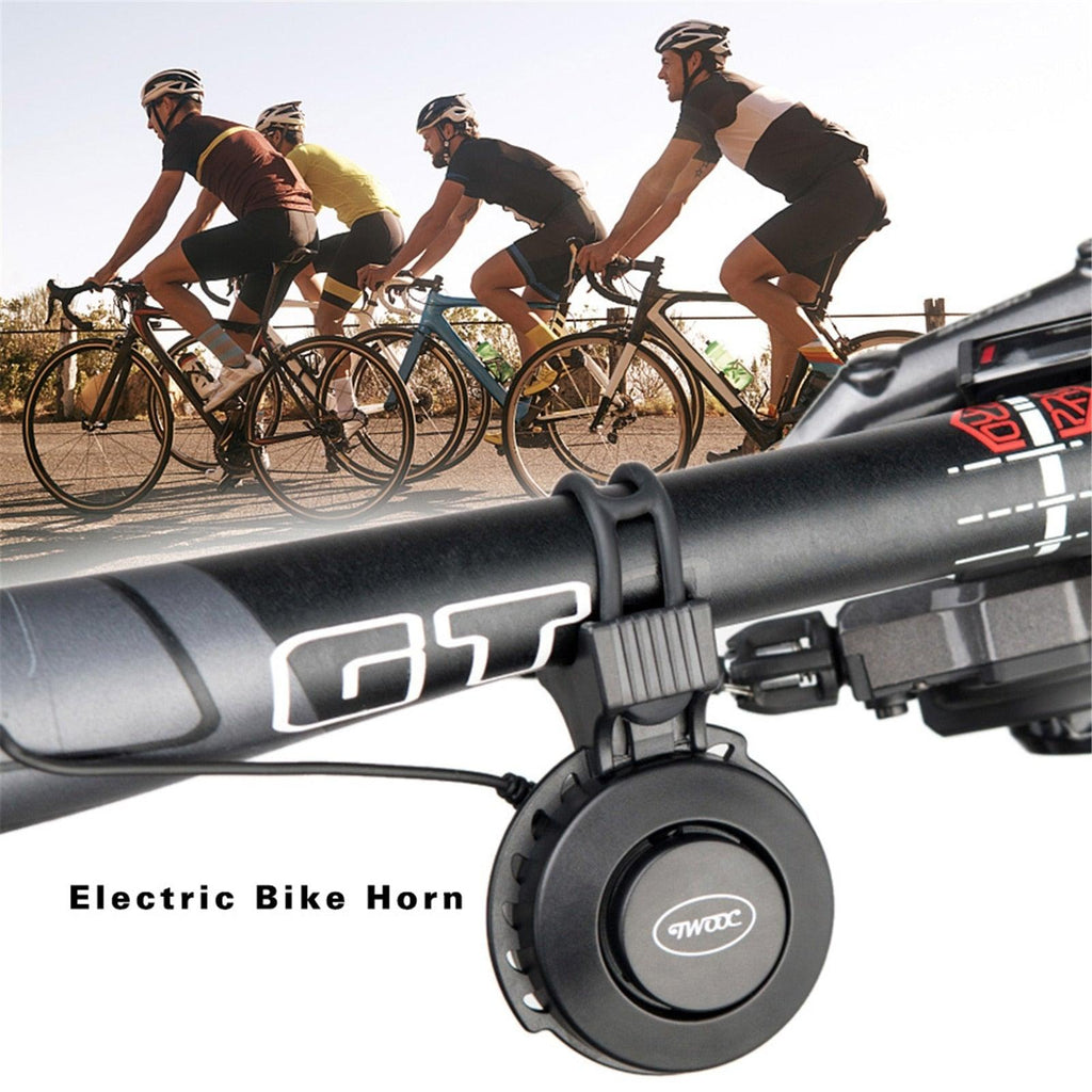 Bicycle Electric Bell USB Charging Bike Electronic Horn Waterproof Outdoor Cycling Accessories Bicycle Bell Riding Equipment Electric Bike Horn Electronic Bicycle Bell Waterproof Cycling Stevvex