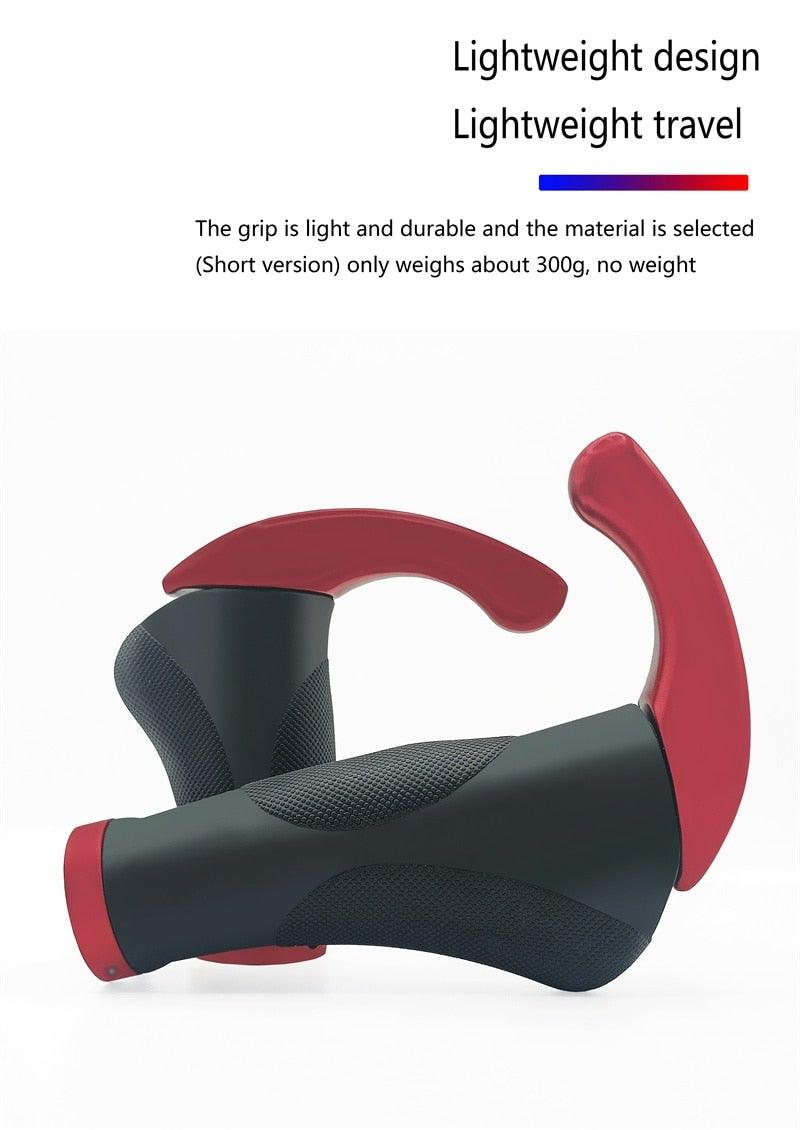 Bicycle Grip Handlebar End Cap Aluminium Alloy Lock Mountain Handle Bar Grip Bike Anti-Skid Rubber Bicycle Skid-Proof Grips New Generation Bike Handlebar Grip Soft Gel Inserts Shock Resistance Ergonomics Comfort Design Stevvex