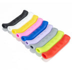 Bicycle Handle Bar Grips Cover Brake Handle Mountain Bike Cycling Silicone Anti-slip Handlebar Soft Grip Brake Silicone Covers Sleeves Waterproof Mountain Road Bike Brake Handle Protector Stevvex