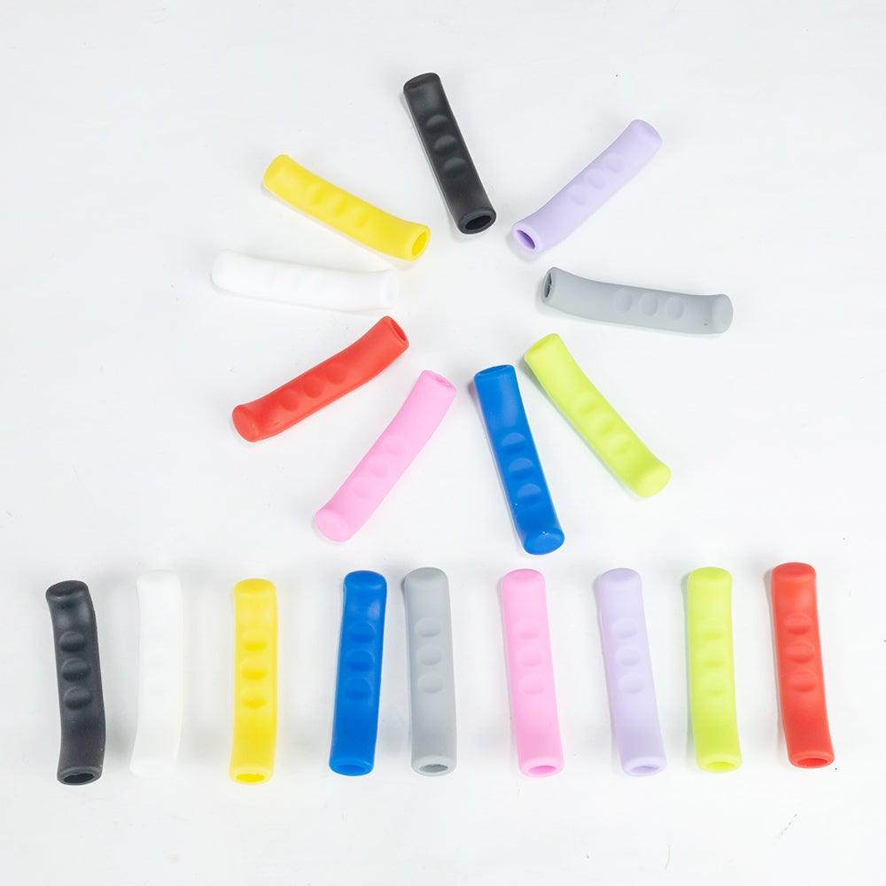 Bicycle Handle Bar Grips Cover Brake Handle Mountain Bike Cycling Silicone Anti-slip Handlebar Soft Grip Brake Silicone Covers Sleeves Waterproof Mountain Road Bike Brake Handle Protector Stevvex