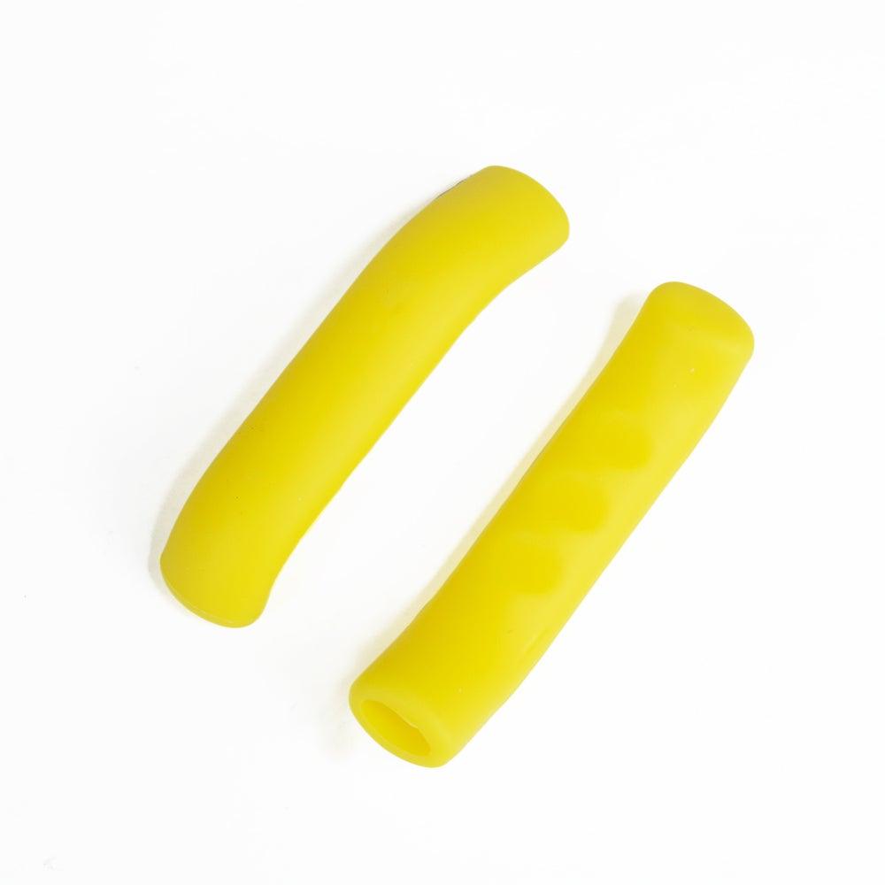 Bicycle Handle Bar Grips Cover Brake Handle Mountain Bike Cycling Silicone Anti-slip Handlebar Soft Grip Brake Silicone Covers Sleeves Waterproof Mountain Road Bike Brake Handle Protector Stevvex