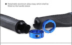Bicycle Handlebar Cover Bike Grips Bicycle Mountain Grips Aluminum Anti-Slip Handle Bike Double Aluminum Clamp Lock On Grips For Mountain Bike Handle Bar Ends Bike Grips Comfort Ergo Handlebar Grip Designed For Cycling Stevvex
