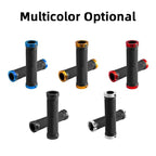 Bicycle Handlebar Grips Cycling Bicycle Accessories Non-Slip Bicycle Handlebar Grips Bike Handle Ergonomic Shockproof Bicycle Handle Grip With Adjustable Aluminum Lock For Mountain Bike Stevvex