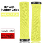 Bicycle Handlebar Grips Cycling Bicycle Accessories Non-Slip Bicycle Handlebar Grips Bike Handle Ergonomic Shockproof Bicycle Handle Grip With Adjustable Aluminum Lock For Mountain Bike Stevvex