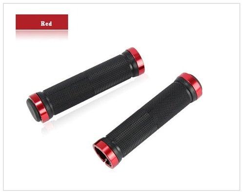 Bicycle Handlebar Grips Cycling Bicycle Accessories Non-Slip Bicycle Handlebar Grips Bike Handle Ergonomic Shockproof Bicycle Handle Grip With Adjustable Aluminum Lock For Mountain Bike Stevvex