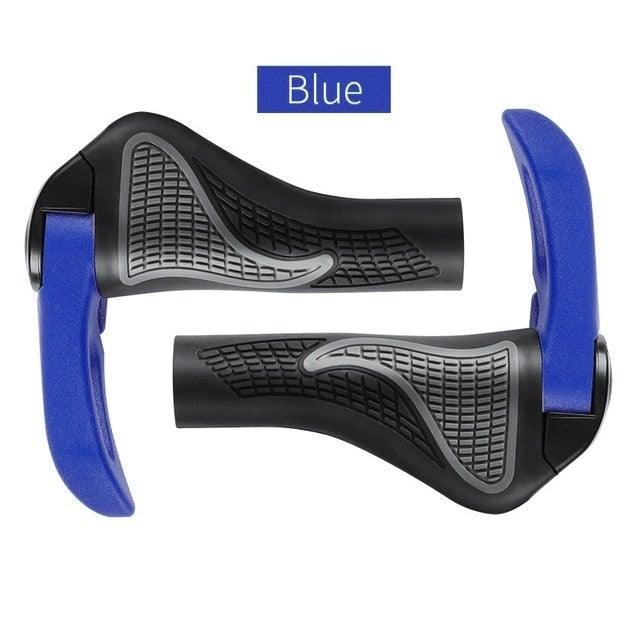 Bicycle Handlebar Grips Cycling Bicycle Accessories Non-Slip Bicycle Handlebar Grips Bike Handle Ergonomic Shockproof Bicycle Handle Grip With Adjustable Aluminum Lock For Mountain Bike Stevvex