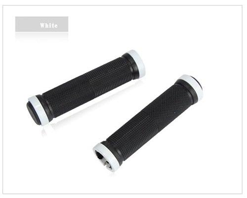Bicycle Handlebar Grips Cycling Bicycle Accessories Non-Slip Bicycle Handlebar Grips Bike Handle Ergonomic Shockproof Bicycle Handle Grip With Adjustable Aluminum Lock For Mountain Bike Stevvex