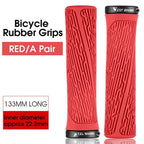 Bicycle Handlebar Grips Cycling Bicycle Accessories Non-Slip Bicycle Handlebar Grips Bike Handle Ergonomic Shockproof Bicycle Handle Grip With Adjustable Aluminum Lock For Mountain Bike Stevvex