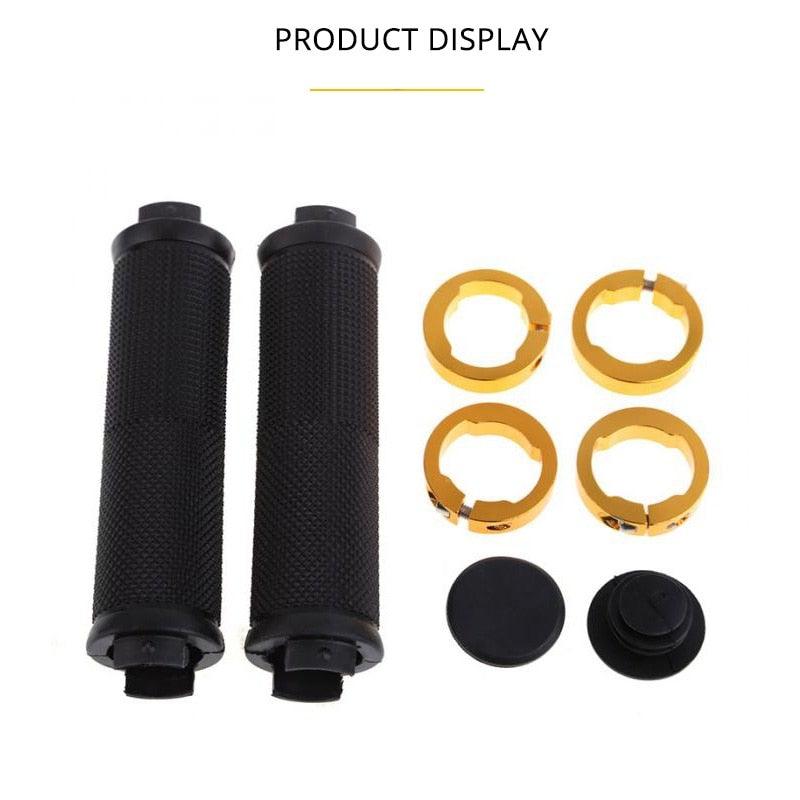 Bicycle Handlebar Grips Cycling Bicycle Accessories Non-Slip Bicycle Handlebar Grips Bike Handle Ergonomic Shockproof Bicycle Handle Grip With Adjustable Aluminum Lock For Mountain Bike Stevvex