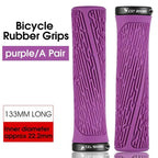 Bicycle Handlebar Grips Cycling Bicycle Accessories Non-Slip Bicycle Handlebar Grips Bike Handle Ergonomic Shockproof Bicycle Handle Grip With Adjustable Aluminum Lock For Mountain Bike Stevvex