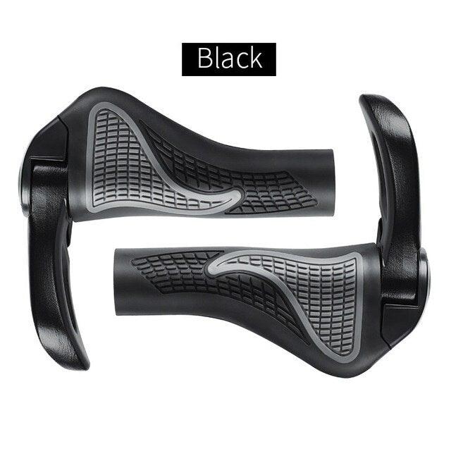 Bicycle Handlebar Grips Cycling Bicycle Accessories Non-Slip Bicycle Handlebar Grips Bike Handle Ergonomic Shockproof Bicycle Handle Grip With Adjustable Aluminum Lock For Mountain Bike Stevvex