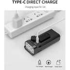 Bicycle Light Rainproof USB Charging LED Cycling Lights Front Lamp Headlight Flashlight Bike Light Bright LED Bicycle Headlight Rechargeable Power Bank Function Headlamp Waterproof For Road Mountain Safety Cycling