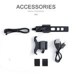 Bicycle Light Smart Rear Taillight USB LED Waterproof Safety Stop Signal Brake Cycling Lamp Waterproof Bike Rear Lights USB Rechargeable Ultra Bright Led Brake Light Cycling Riding Safety Taillight Flashlight Stevvex