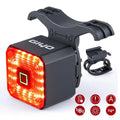 Bicycle Light Smart Rear Taillight USB LED Waterproof Safety Stop Signal Brake Cycling Lamp Waterproof Bike Rear Lights USB Rechargeable Ultra Bright Led Brake Light Cycling Riding Safety Taillight Flashlight Stevvex