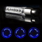 Bicycle Light Wheels Double-Sensing Sided Mountain Bike LED Lamp Riding Wheel Lights Neon Flashing Lamp Glow In The Dark Safety Warning Bike Lights For Night Riding Stevvex