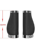 Bicycle Locking Grip Wear-Resistant Leather Non-Slip Grip Cover Mountain Bike Handlebar Lock-on Bike Handlebar Grips Locking Non-Slip-PU Bicycle Handle Grip Widen Holding Surface For Cycling Mountain And Bicycles Accessories Stevvex